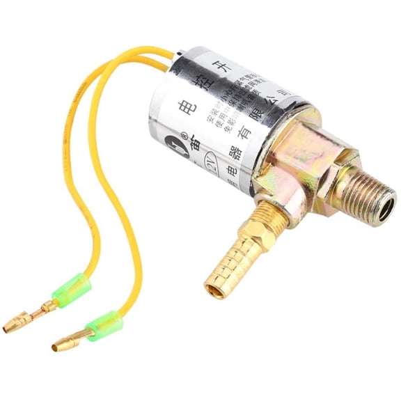 RVKXHD Horns Air Solenoid Valve 12V Air Horns Electric Solenoid Valve 1/4inch Interface Pneumatic Controller for Train Horn Kit Truck Car Air Ride Systems Metal Industrial Air Compressor