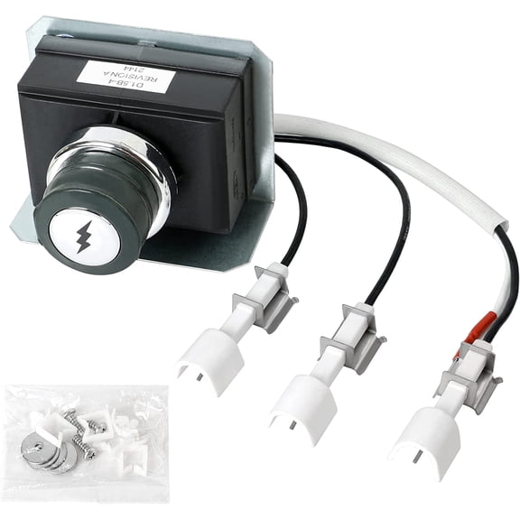 RVKXHD Igniter Kit 7628 for Weber Genesis 310/320 Grill (Model Years 2011-2016) Grill with Front Mounted Control Panel, for Weber Genesis 310 320 Series Grills Replacement, Make Installation Easy