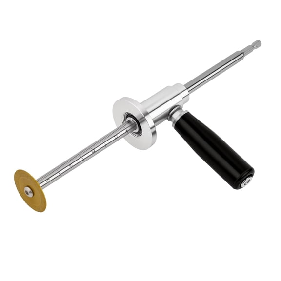 RVKXHD Inside Pipe Cutter for PVC Pipe, 1.5"-8" PVC Pipe Cutter Tool with 7" Depth Adjustment, Diamond Grit Wheel, 1/4" Hex Shank for Drills/Drivers, PVC Cutter for Plumbing