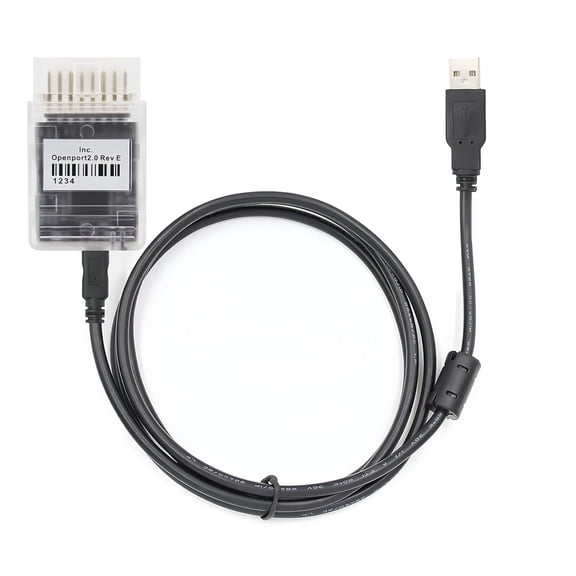 RVKXHD K-CAN Diagnostic Cable for ECU, Compatible for Mitsubishi Subaru Toyota Jaguar Land Rover, OBD2 Diagnostic Cable Support OpenPort 2.0ECU FlashSDD V158/Techstream, Supported Protocols and APP