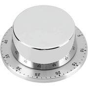 RVKXHD Kitchen Timer, RVKXHD Mechanical 1-Hour Kitchen Timer, Stainless Steel Countdown Timer, Long Ring, Magnetic Kitchen Timer Clock for Cooking - SilverSilver