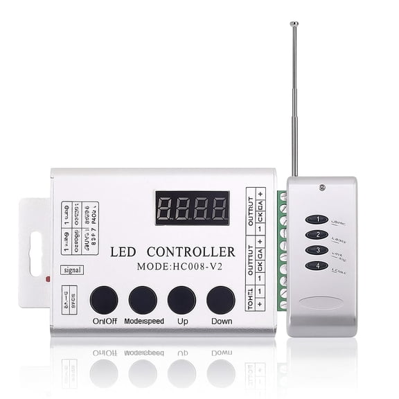 RVKXHD LED RGB Controller SPI Light LED Strip Controller for 6803 1903 WS2811 WS2812B 5V to 24V