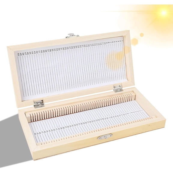 RVKXHD Microscope Slide Box Large-Capacity Biological Slide Storage Box Wooden Storage Box for Slice Collection