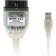 RVKXHD Mini Vci J2534 Cable Standard Obd2 Communication Interface for TIS Techstream V17 V18 Toyota Lexus Scion OBD2 Scanner Diagnostic USB Vehicle Scan Tool