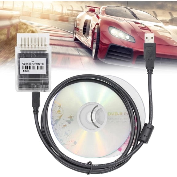 RVKXHD Newest Tactrix OpenPort 2.0 Tuning Tool Compatible for Subaru/Mitsubishi USB 2.0 Port ECU Flash Tool, CAN 2.0 (CAN/ISO15765) K-line, (ISO9141 / ISO14230 (KWP2000) / dual K line) Software