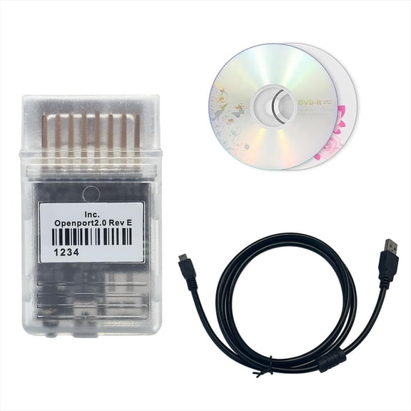 RVKXHD Newest Tactrix OpenPort 2.0 Tuning Tool, OBD2 K-CAN Diagnostic Cable, USB 2.0 Port ECU Flash Tool, Compatible for Subaru/Mitsubishi, Work for SDD V163 for Techstream for Tactrix