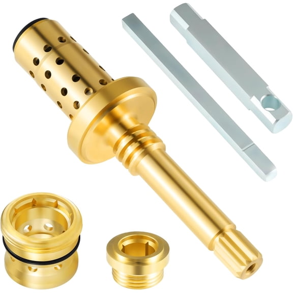 RVKXHD REB-Valve Rebuild Kit Replacement for Symmons Temptrol Shower Valves, TA-10 Flow Control Spindle Assembly, TA-4 Hot and Cold Seats, T-35A/B Seat Removal Tools, Fix Tub/Shower Valve Leak, Brass