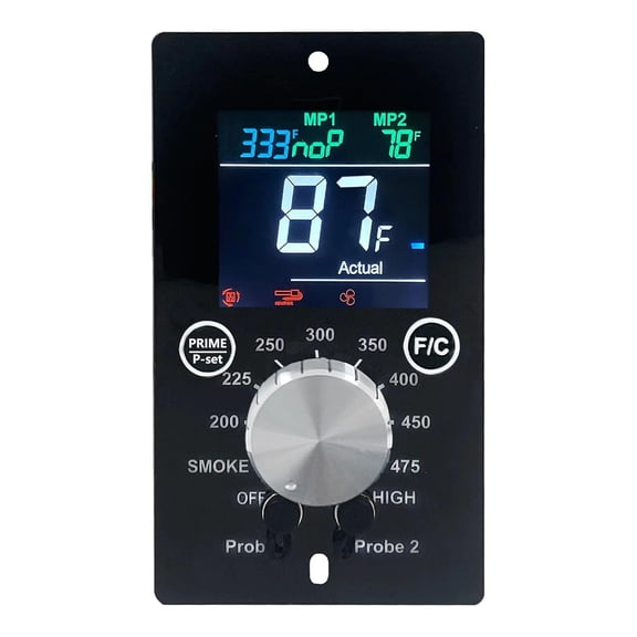 RVKXHD Replacement Digital Controller Board Universal Grill and Smoker PID Control Board/Thermostat for Pit Boss/Traeger/Zgrill Pellet Grill Smoker, Wide Compatibility, PID Controller
