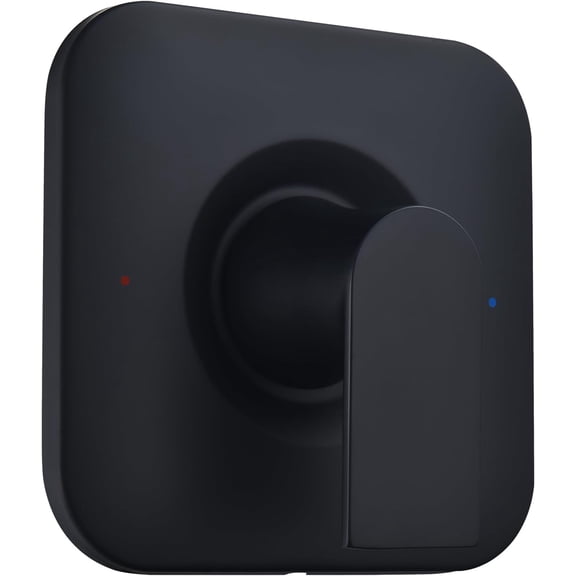 RVKXHD Replacement for Moen T2471BL Genta LX Posi-Temp Valve Shower Trim Kit, Shower Lever Handle, Matte Black