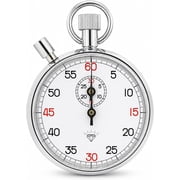 RVKXHD SXJ806 Mechanical Hand Held Stopwatch, Sports Chronograph Timer, Stainless Steel Manual Mechanical Stop Watch for Running, Sports Competition & Lab Timing