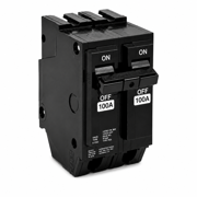 RVKXHD THQL21100 100 Amp 2-Pole Circuit Breaker, 10kAIC 120/240V Plug-in Thermal Magnetic Protection, Compatible with GE Q-Line and Thick Series Load Centers for Residential and Commercial Panels