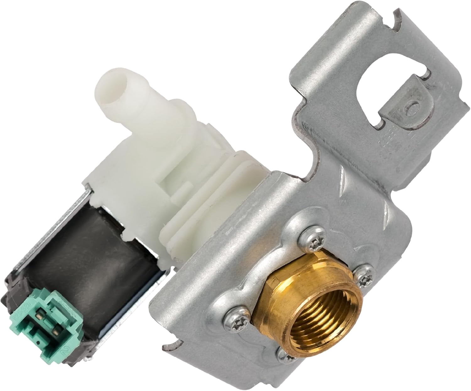 RVKXHD W10158389 Dishwasher Water Inlet Valve Replacement - Compatible with Whirlpool Kenmore Dishwashers - Replaces AP6015932 8558986 8558987 8558988 8563405 8563406 8563407 W10158387
