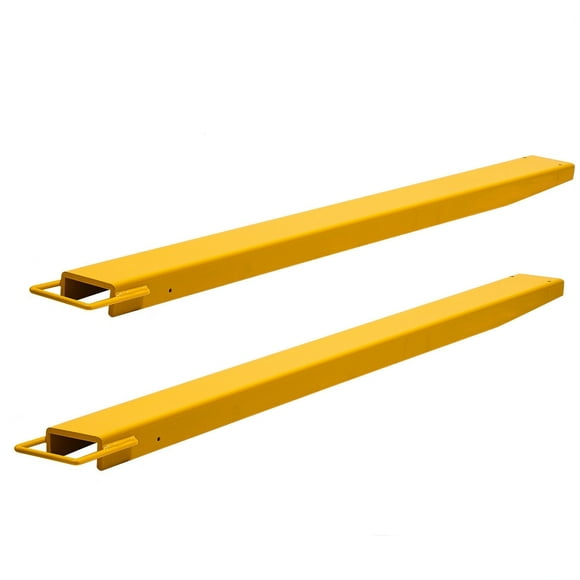 RVNI 2X 96" 4.5" Wide Pallet Forks Forklift Extension High Tensile for Skid Steer Truck Tractor Attachments