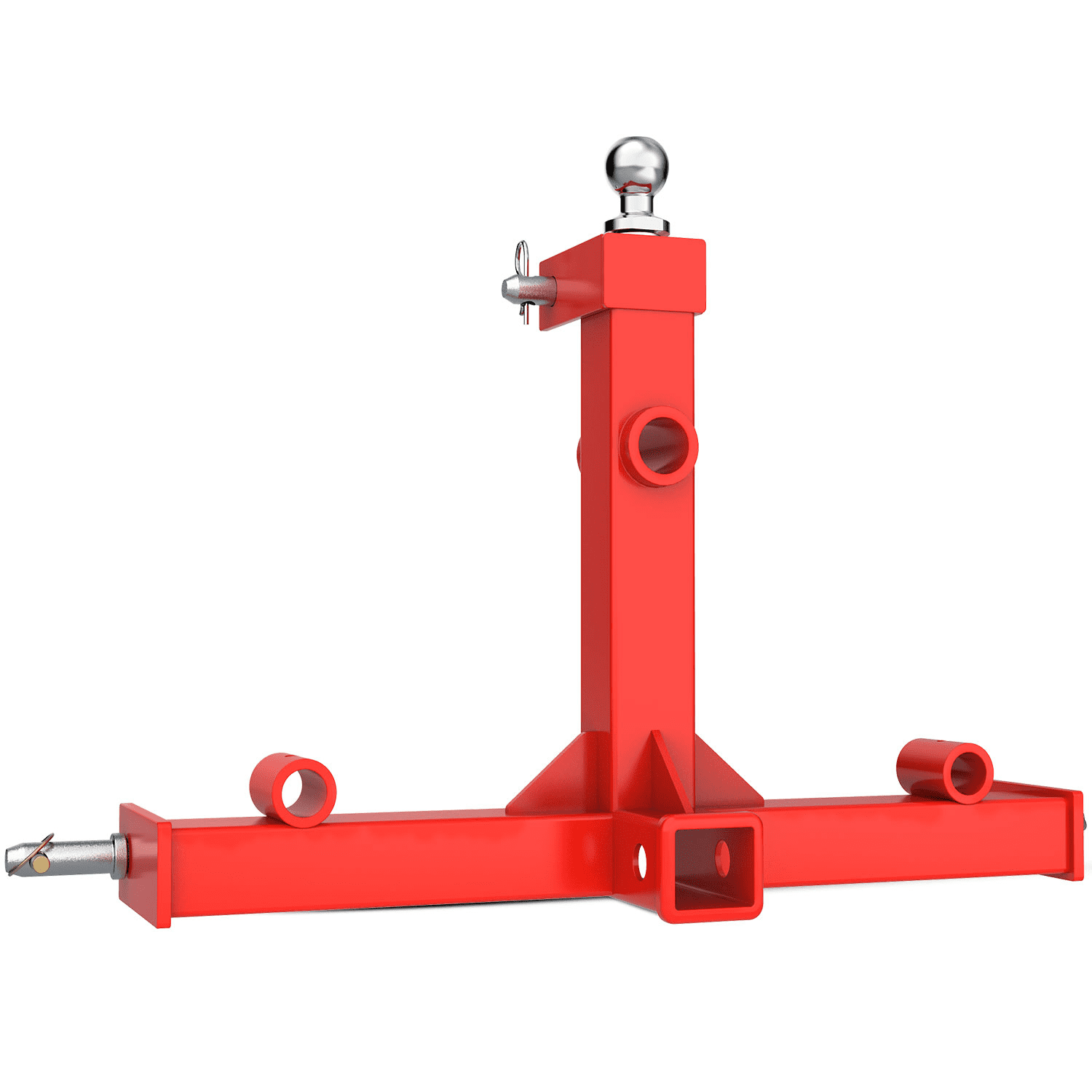 RVNI 3 Point Gooseneck Receiver Hitch Trailer Mover Ball Drawbar cat 1 Spear Receiver