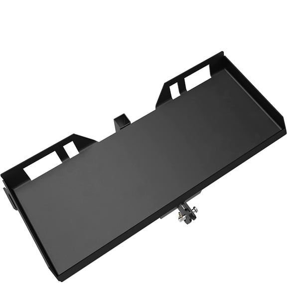 RVNI 5/16" 2" Receiver Hitch Quick Attach Skid with Adjustable Width Plate for Load Tractor Tractor Attachments