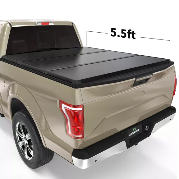 RVNI 5.5FT FRP Hard Tonneau Cover Tri-Fold For 2015-2024 Ford F150 F-150 Truck Bed