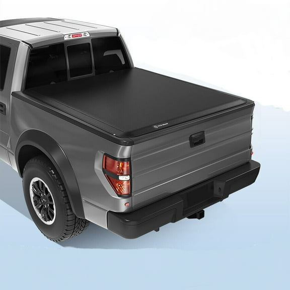 RVNI 6.6 ft Soft Roll Up Truck Bed Tonneau Cover for 2019-2023 2024 2025 Chevy Silverado/GMC Sierra 1500