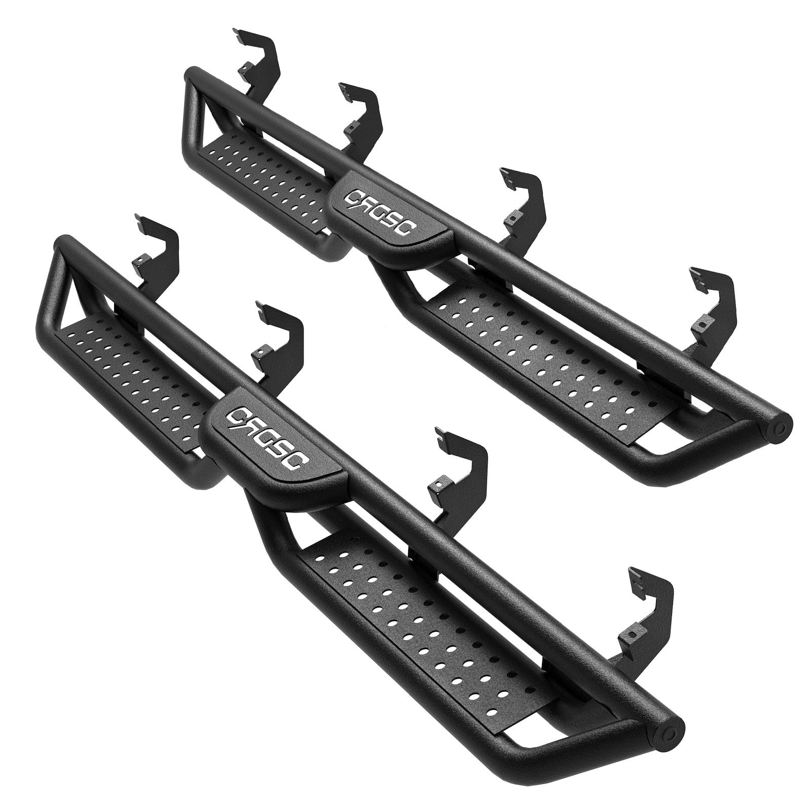 RVNI 6 inch Running Boards compatible with 2019 2020 2021 2022 2023 2024 2025 Silverado / GMC Sierra 1500 Crew Cab Bolt-on Side Step Nerf Bars (Excl. 2019 1500 LD/Limited)