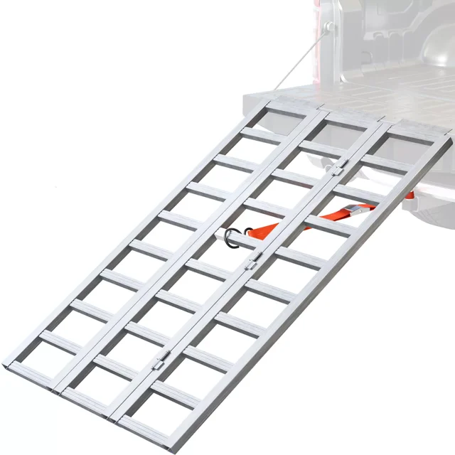 RVNI 69" x 44" TriFold Loading Ramp 1500 lbs for Tractors Truck ATVs