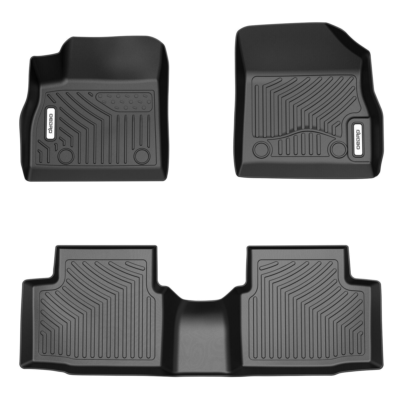 RVNI All Weather Floor Mats Liners For 2016-2019 Chevrolet Cruze TPE Rubber