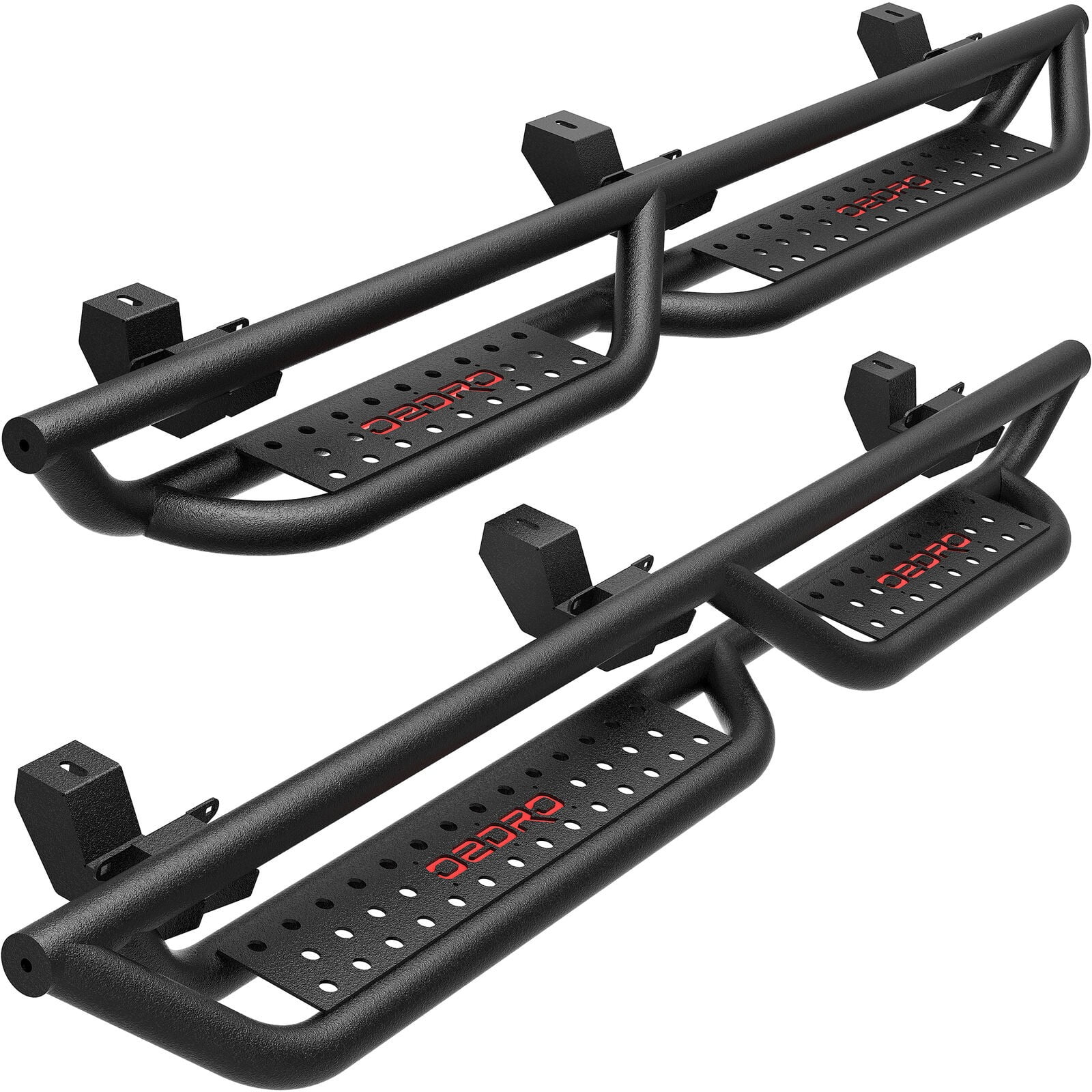 RVNI Armor Running Boards for 2018-2023 2024 Jeep Wrangler JL 4 Door Side Steps Nerf Bar