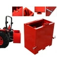 RVNI 800 lbs Tractor Ballast Box with 2'' Quick Hitch Receiver for 3 ...