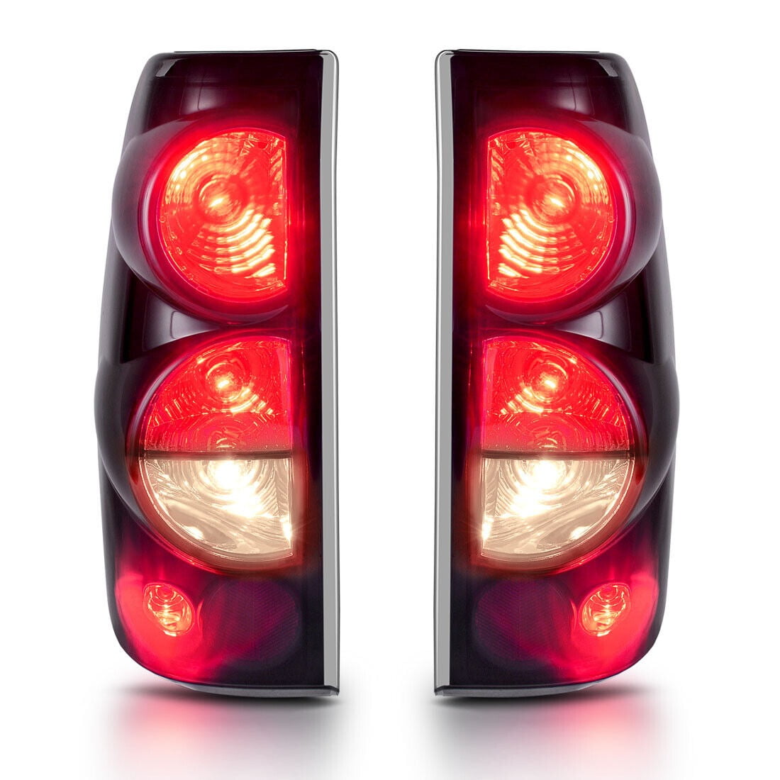 RVNI Black Smoke Tail Lights Brake Lamps For 1999-2006 Chevy Silverado 1500 2500 3500