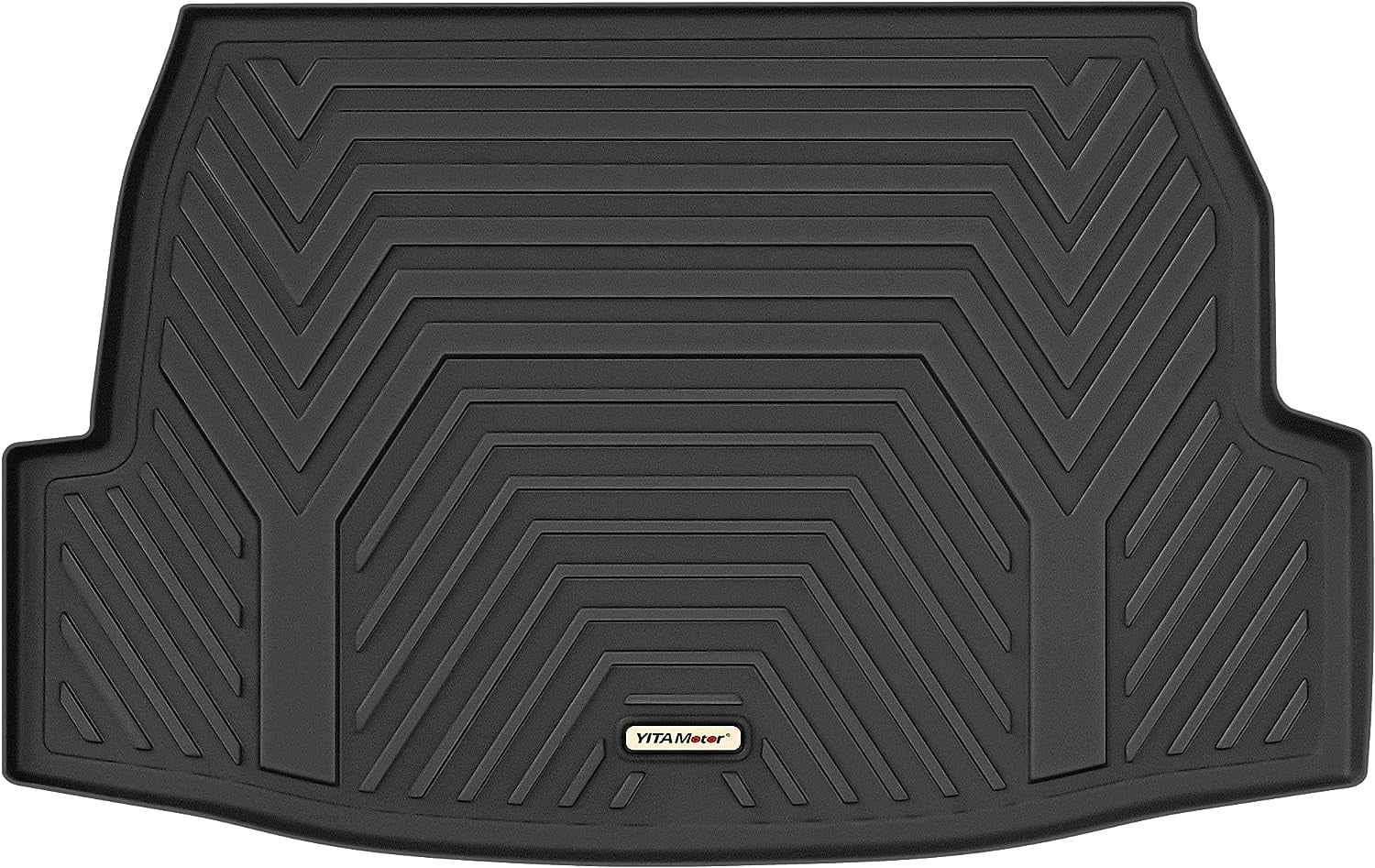 3-Piece All-Weather TPE Floor Mats For Toyota RAV4 2013-2018 – Black Rubber Liners-1284965