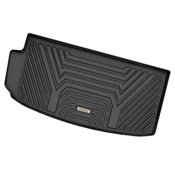 RVNI Floor Mats Liner All Weather Rear Trunk Cargo Mat for 2018-2023 Chevy Traverse Rubber Black