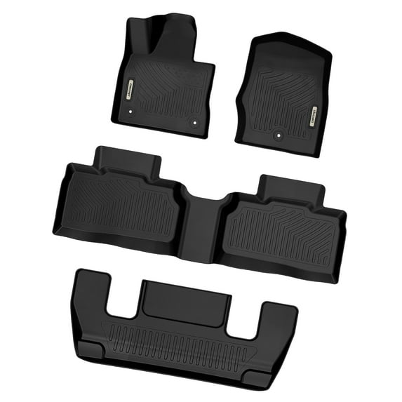 RVNI Floor Mats Liner Guard 3D TPE for 2020-2023 Ford Explorer 6-Passenger TPE All Weather