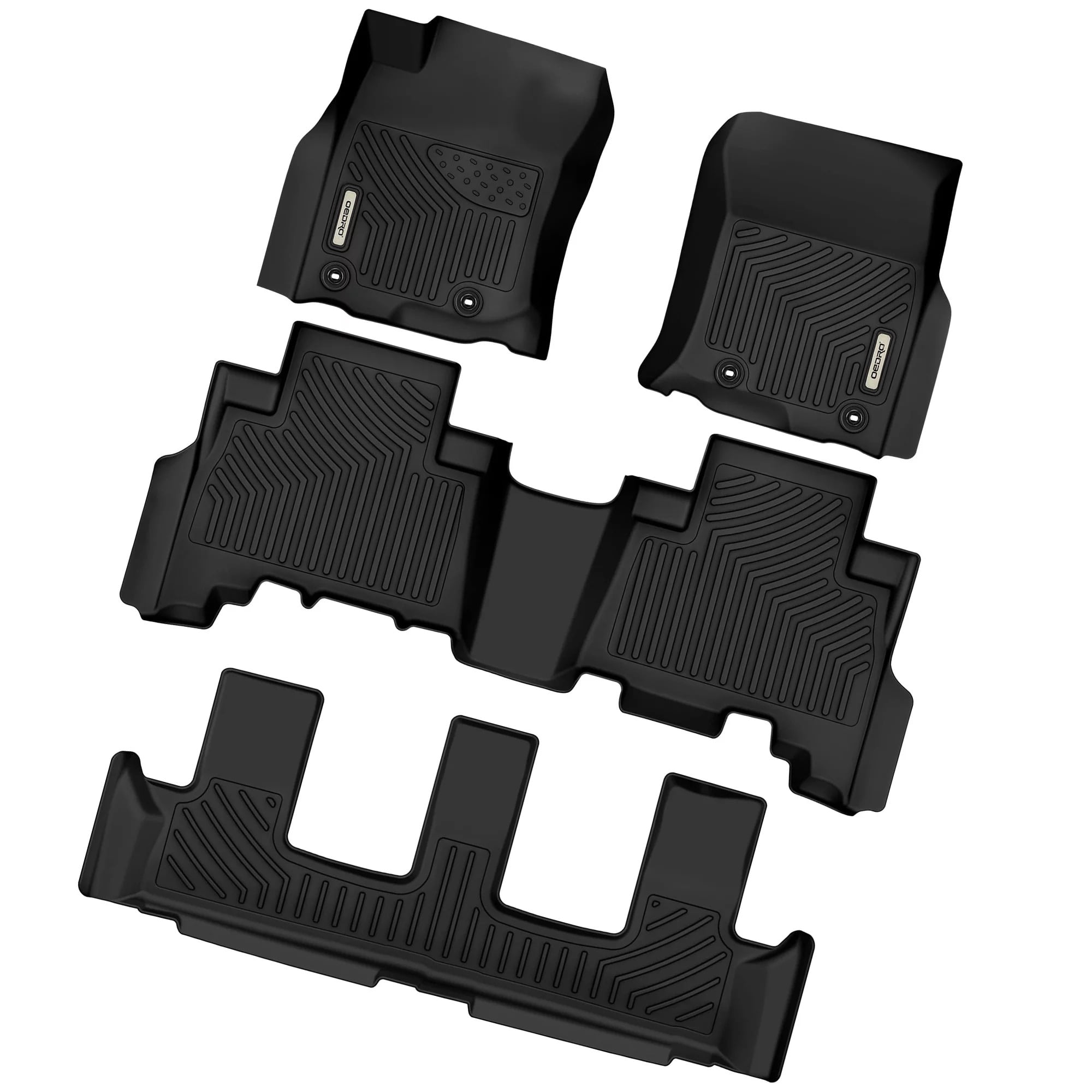 RVNI Floor Mats Liner for 2013-2023 Toyota 4Runner 3 Row Liner Set 7 Seat