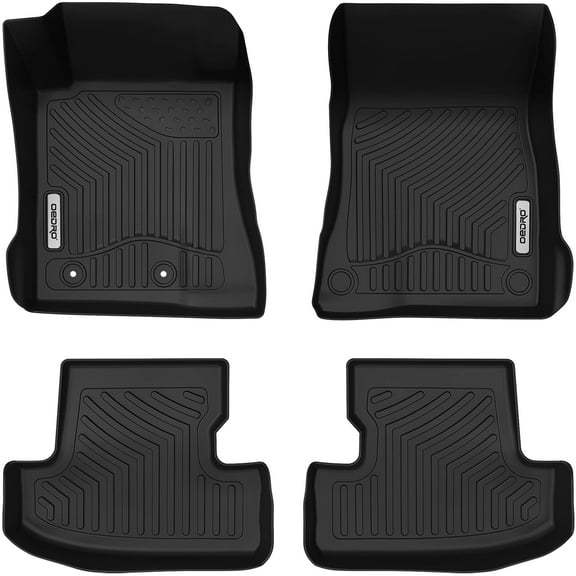 RVNI Floor Mats Liners for 2015-2021 TPE All-Weather Guard Carpet For Ford Mustang