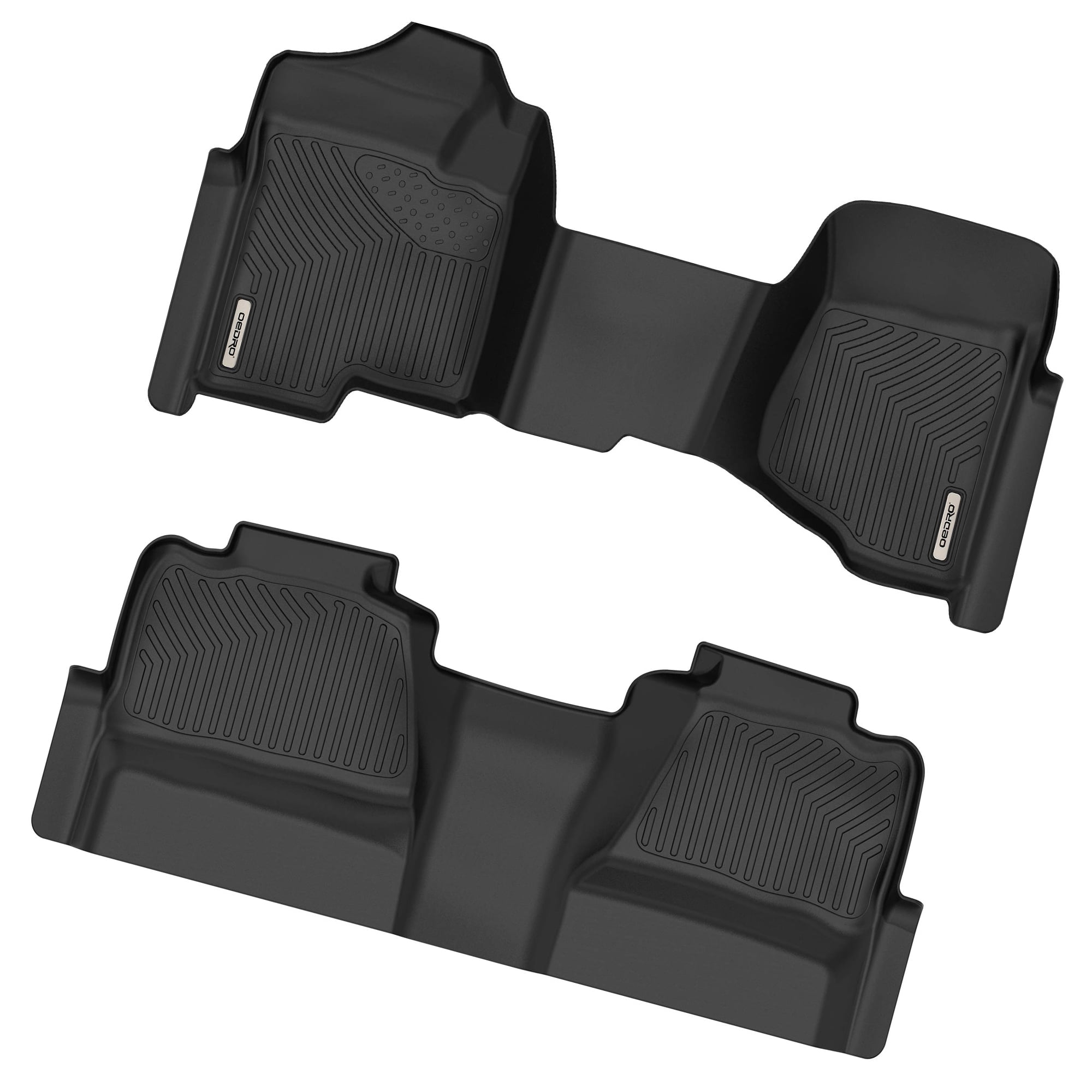 RVNI Floor Mats for 2007-2013 Chevy Silverado/GMC Sierra 1500 Crew Cab/07-14 Chevy Silverado/GMC Sierra 2500HD/3500 HD