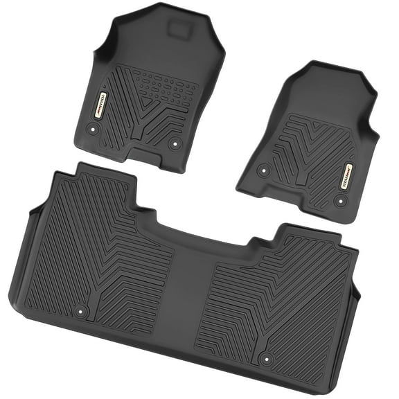 RVNI Floor Mats for 2019-2023 2024 Ram 1500 Crew Cab Front Rear With Under-Seat Storage All Weather Kit