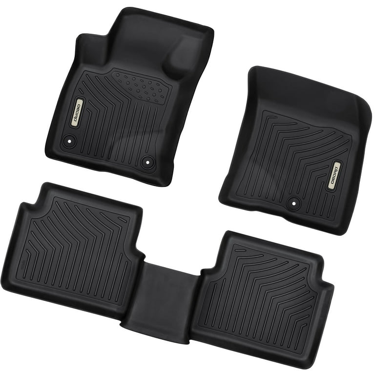 Floor Mats For Ford Bronco Sport 2025 2024 2023 2022 2021 Carpeted Floor All Weather Protector Custom Fit TPE Car Liners, 1st & 2nd Row 3pcs