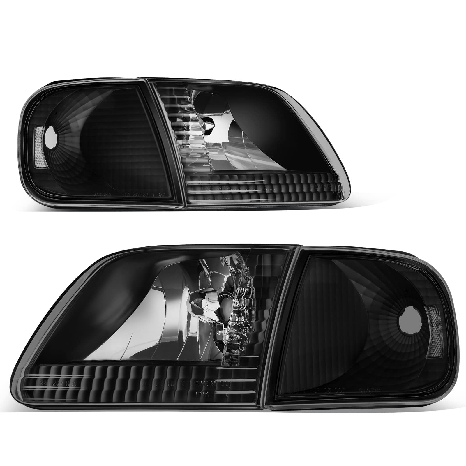 RVNI Headlights Signal Headlamp For Ford 1997-2003 Ford F-150 1997-2002 Expedition