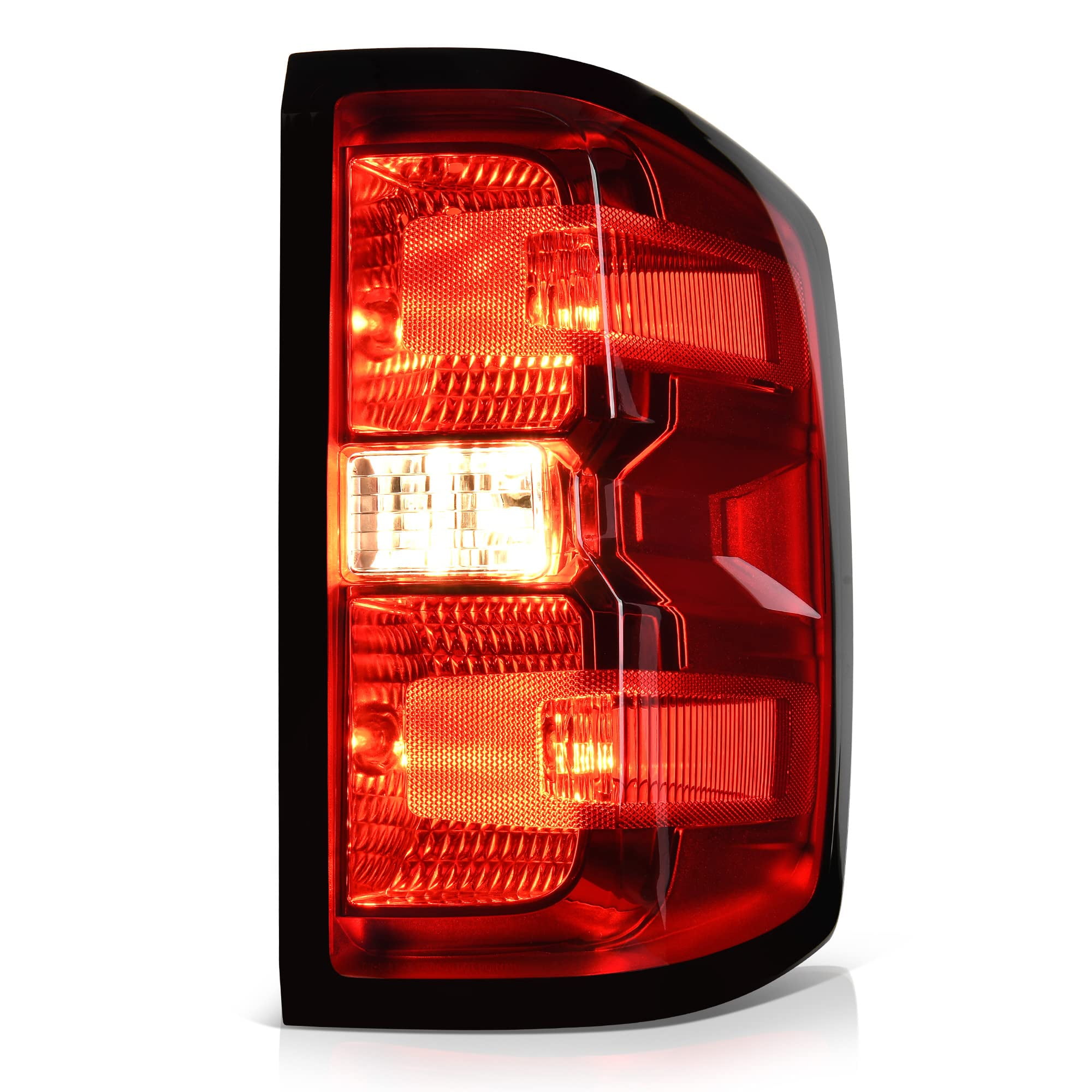 RVNI Passenger Side Tail Lights For 14-19 Chevy Silverado 1500 2500 3500 HD Rear Lamp