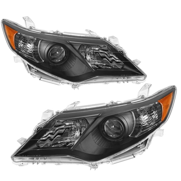RVNI Projector Headlights Assembly for 2012-2014 Toyota Camry L LE XLE Left + Right