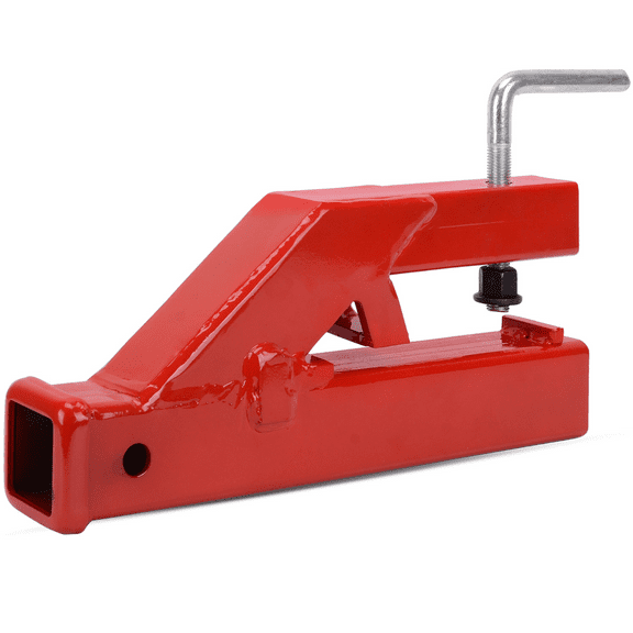 RVNI Receiver Hitch 2" Clamp On Trailer Tractor Bucket Mount Tow Adapter for Deere Bobcat