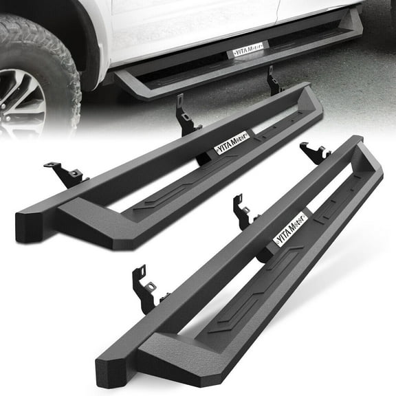 RVNI Running Board for 2021 2022 2023 2024 Ford Bronco 4 Door Drop Off-Road Side Steps 4" Nerf Bars Steel Powder Coated Steps