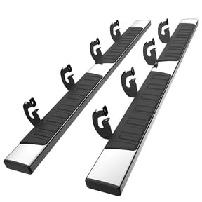 RVNI Running Boards for 2009 2010 2011 2012 2013 2014 Ford F150 Super Crew Cab 6 in Side Step Nerf Bars S/S Stainless Steel