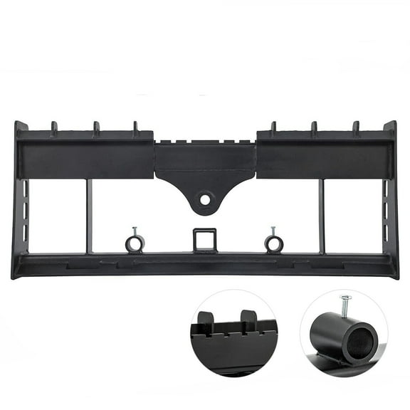 RVNI Skid Steer Pallet Fork Frame With Receiver Hitch & Spear Sleeves for Bobcat 3000lb