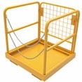 thumbnail image 1 of RVNI Tractor Attachments 36"x36" 1150lbs Forklift Safety Cage Work Platform Basket Heavy Duty With 3 Chains, 1 of 6