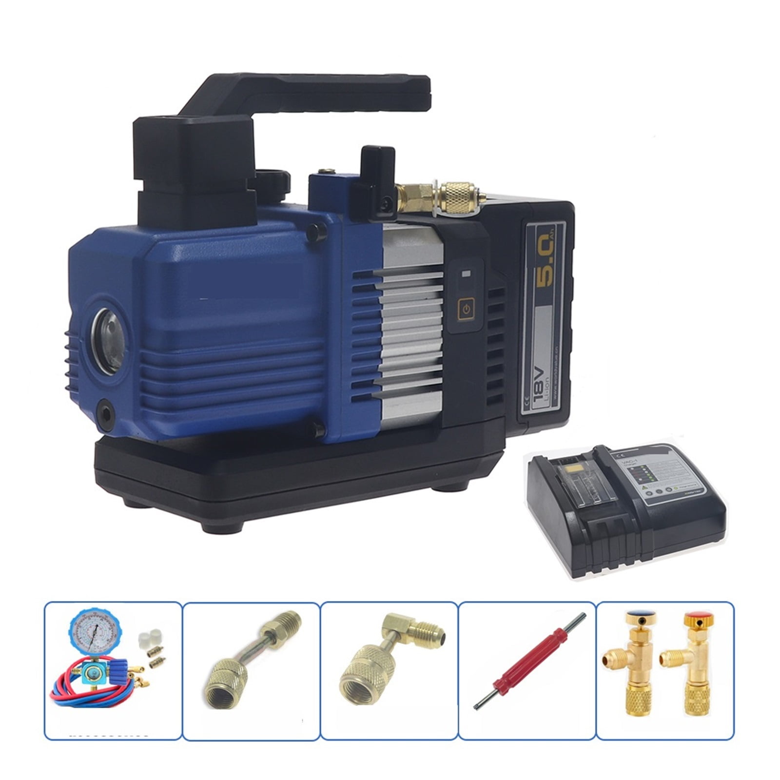 RVP-2DLI 18V Wireless Vacuum Pump VPR-2SLI Automotive Vacuum Pump Air Conditioning Vacuum Pump For R32 1234yf Refrigerant