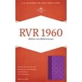thumbnail image 1 of RVR 1960 Biblia con Referencias, violeta con plateado símil piel (Hardcover), 1 of 1