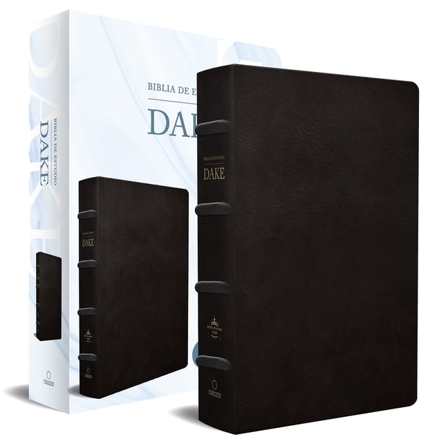Rvr 1960 Biblia de Estudio Dake, Tamao Grande, Piel Negra / Spanish Rvr 1960 Dake Study Bible, Large Size, Black Leathe, (Paperback)