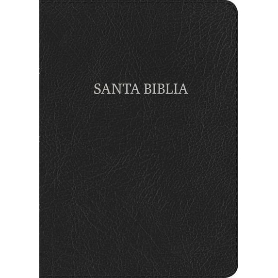RVR 1960 Biblia letra gigante, negro piel fabricada con índice (Hardcover)