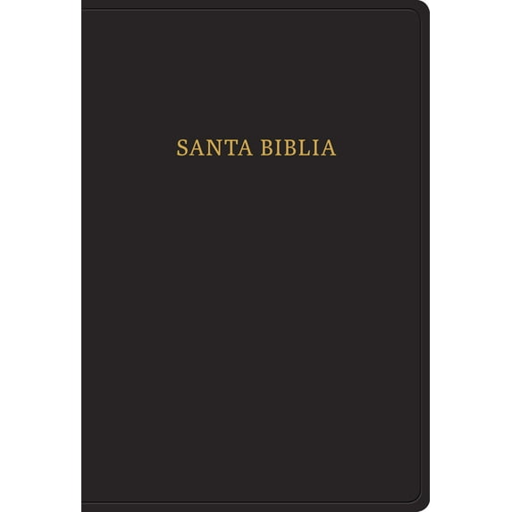 RVR 1960 Biblia letra súper gigante, negro imitación piel con índice (Hardcover)