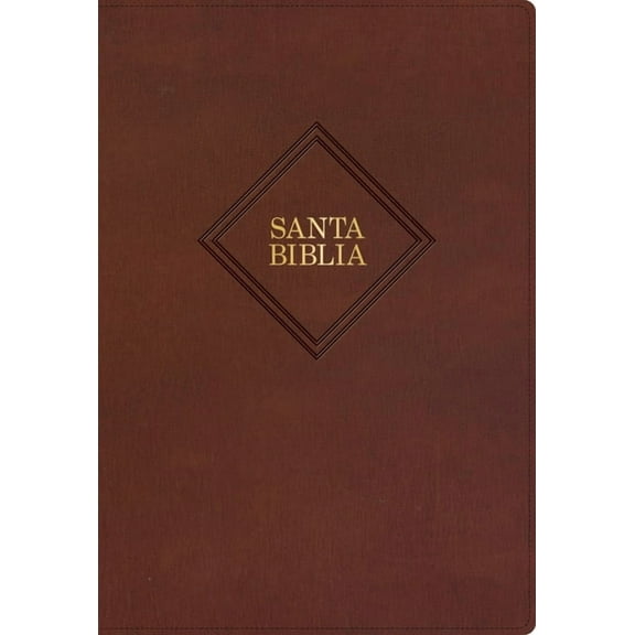 Rvr 1960 Biblia Letra Supergigante, Marrn Piel Fabricada (Edicin 2023): Con Referencias. Nueva Tipografa, (Hardcover)