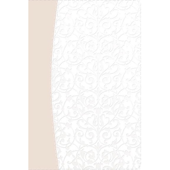 RVR 1960 Biblia recuerdo de boda, filigrana blanca/rosa palo smil piel (Hardcover)
